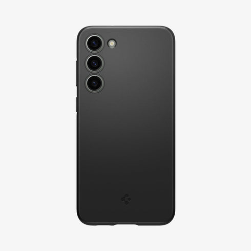 ACS05609 - Galaxy S23 Ultra Case Thin Fit in black showing the back
